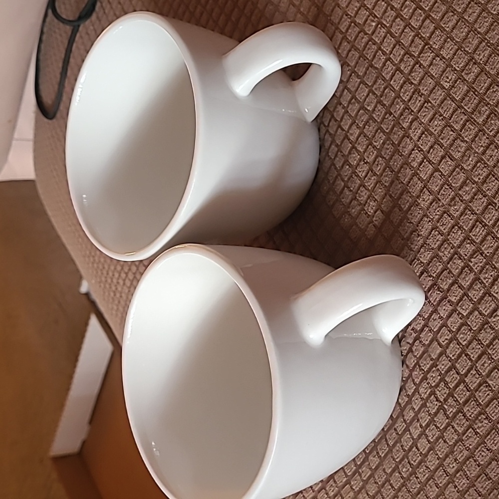 Project 62 White Ceramic Coffee Mugs - Set of 2